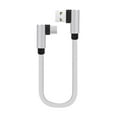 thumbnail image 4 of liraijei 25 cm Short 90 Degree USB Type C Charging Cable USB-C Phone Cable.' Charger J гб L2J2, 4 of 8