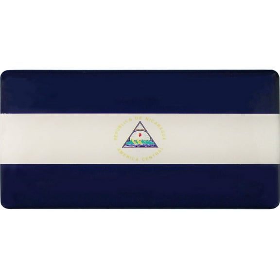 Nicaragua Domed Decal