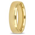 thumbnail image 3 of Everly Men's 14k Yellow Gold Wedding Ring, 3 of 7