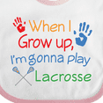 thumbnail image 4 of Inktastic Lacrosse Baby Boys or Girls Baby Bib, 4 of 4