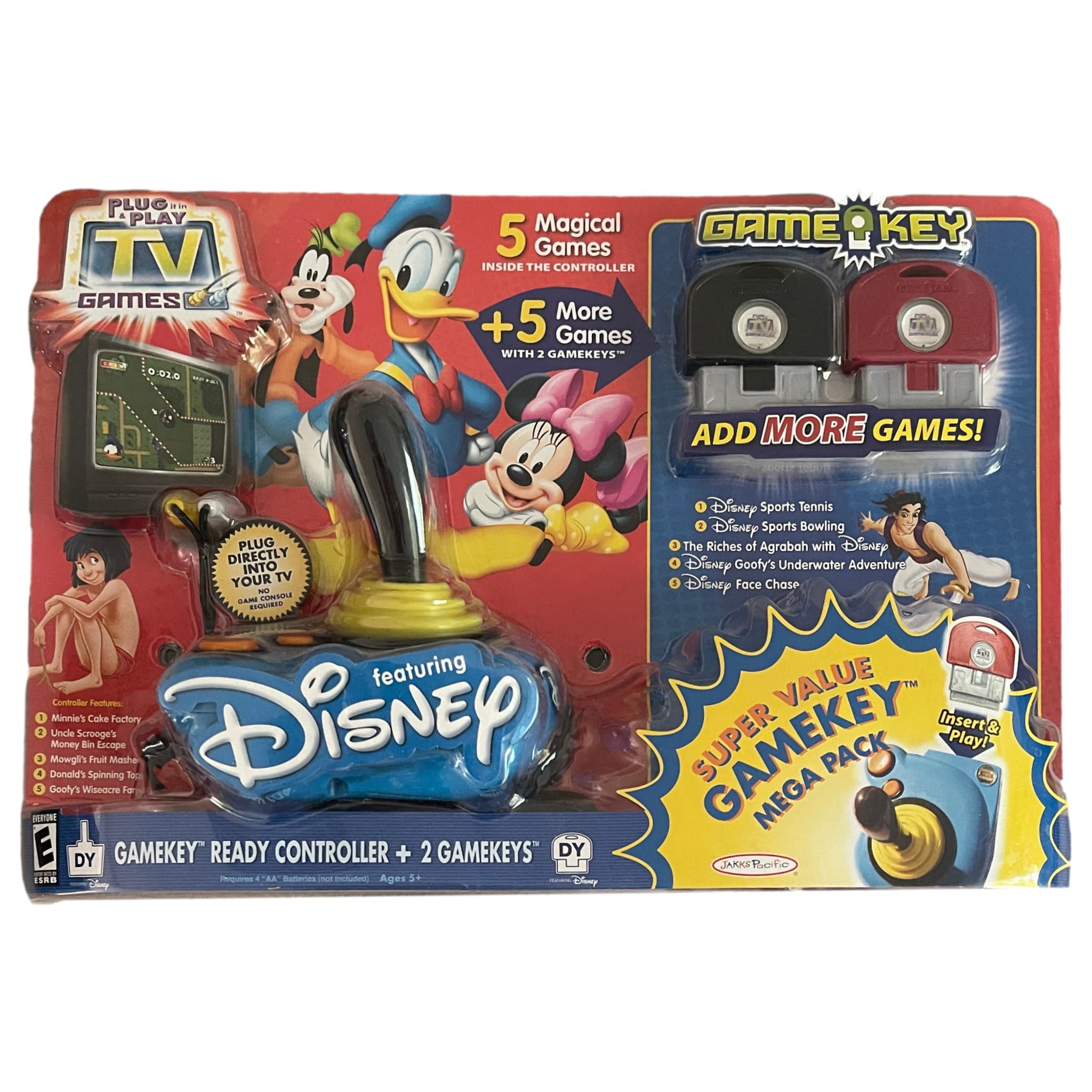 Disney Plug & Play TV Game Family Fun Video Games Mega Pack 2 extra