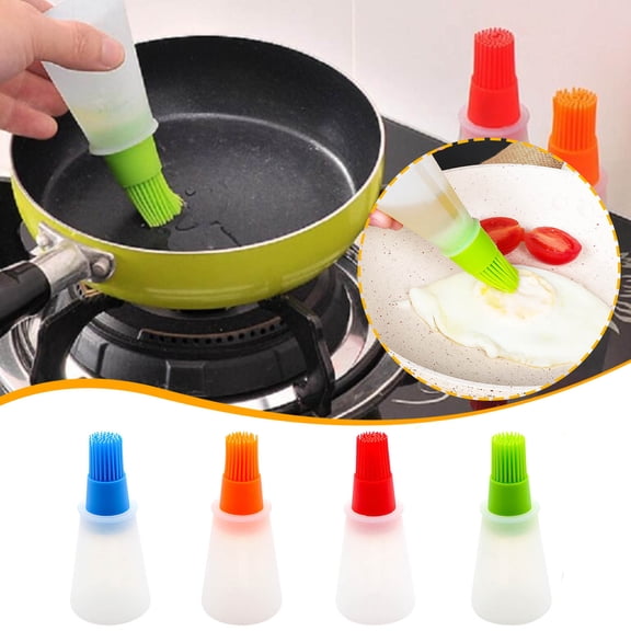 Tyidzon Oil Bottle Brush, BBQ Basting Brush, Grilling Accessories Cooking Grill Barbecue Baking Oil Bottle Brush BBQ Accessories