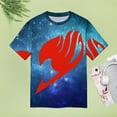 thumbnail image 5 of Fairy Tail Womens T-Shirt Round Neck Short Sleeve Tee Shirts Summer Breathable Tops Blouse XL, 5 of 8