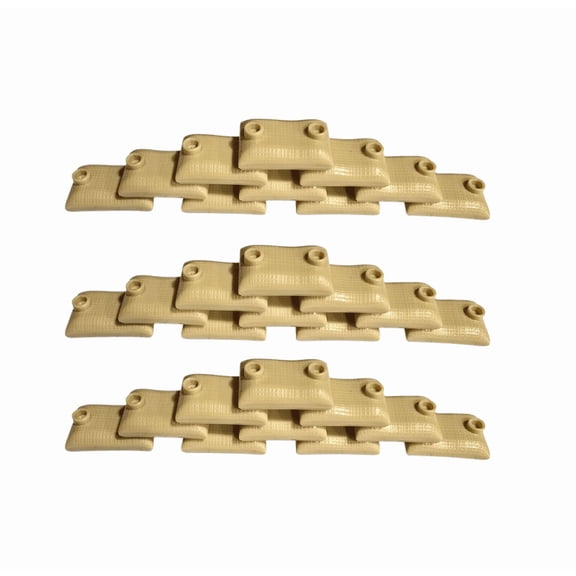 Khaki Sandbags Military Building Blocks Toy Accessories x 30 | General Jim's Toys & Bricks | GJ-KSB30