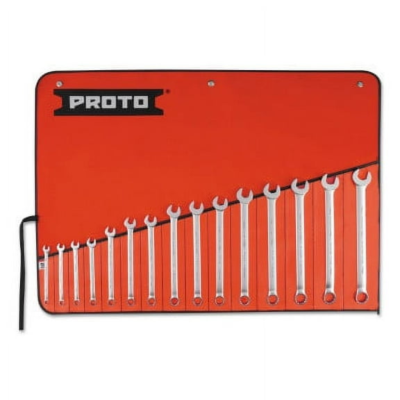 Proto 15 Piece Satin Metric Combination Asd Wrench Set-12 Point