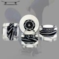 thumbnail image 3 of 4 Pcs Roues de Planche à Roulettes 60mm et Ensemble de Roulements de Planche à Roulettes Cruiser Roue de Planche à Roulettes d'Entretien Accessoires Noir Droit, 3 of 8