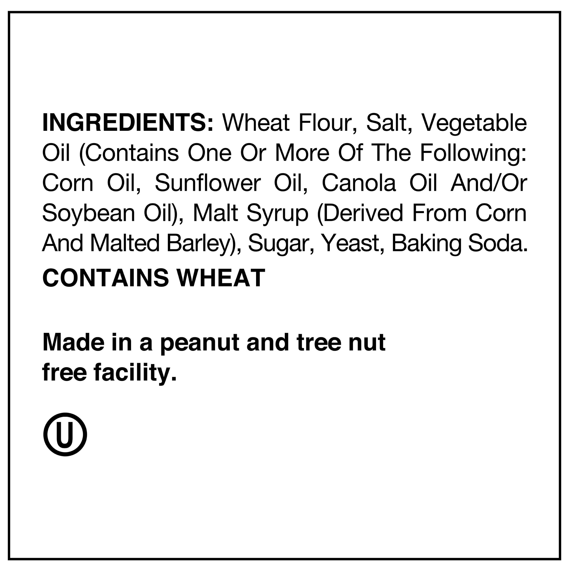 Utz Classic Thins Pretzels, 3.875 oz Bag