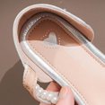 thumbnail image 4 of UngA Dress Shoes for Girls Girls Sandals Kids Open Toe Ankle Strap Dress Shoes for Wedding Party Low Heel Round Toe Sandal for Toddler Princess Shoes(Silver,Size 14), 4 of 8