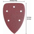 thumbnail image 2 of Pack of 60 Sanding Sheets, 40/60/80/100/120/180/240/320/400/800 Grit Sandpaper, 2 of 5