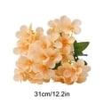 thumbnail image 3 of Pgyong Artificial Flowers for Wedding Decorations, Realistic Floral Arrangements for Living Room, Home Ornaments, Spring Party & Event Scene Arrangement, Bendable Stems, 12.2 Inch, 3 of 6