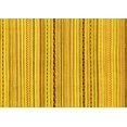 thumbnail image 1 of Ahgly Company Indoor Rectangle Abstract Yellow Modern Area Rugs, 4' x 6', 1 of 4