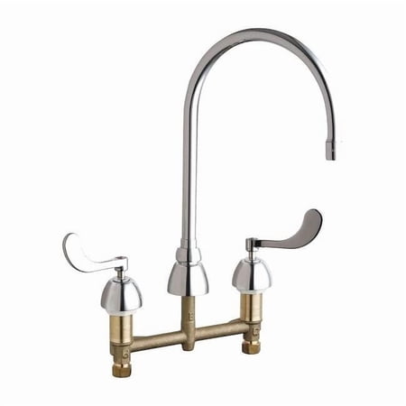 Chicago Faucet Gooseneck Chrome Chicago Faucets 786 786-GN8AE73ABCP