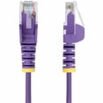 thumbnail image 5 of StarTech 2ft Purple Slim CAT6 Ethernet Cable, Snagless RJ45, LSZH, 28AWG Pure Bare Copper, Slim Network Patch Cable/Cord, 5 of 5