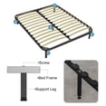 thumbnail image 4 of Uxcell 1pcs 7.87"-8.66" Adjustable Height Bed Frame Support Legs, Silver, 4 of 6