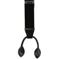thumbnail image 4 of CTM  35mm Wide Elastic and Leather Button-End Suspenders (Men), 4 of 5