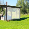 thumbnail image 1 of Lonas de vinilo transparente Ywbawe, lonas de PVC resistentes para invernaderos, impermeables, transparentes con ojales inoxidables, para exteriores., 1 of 8
