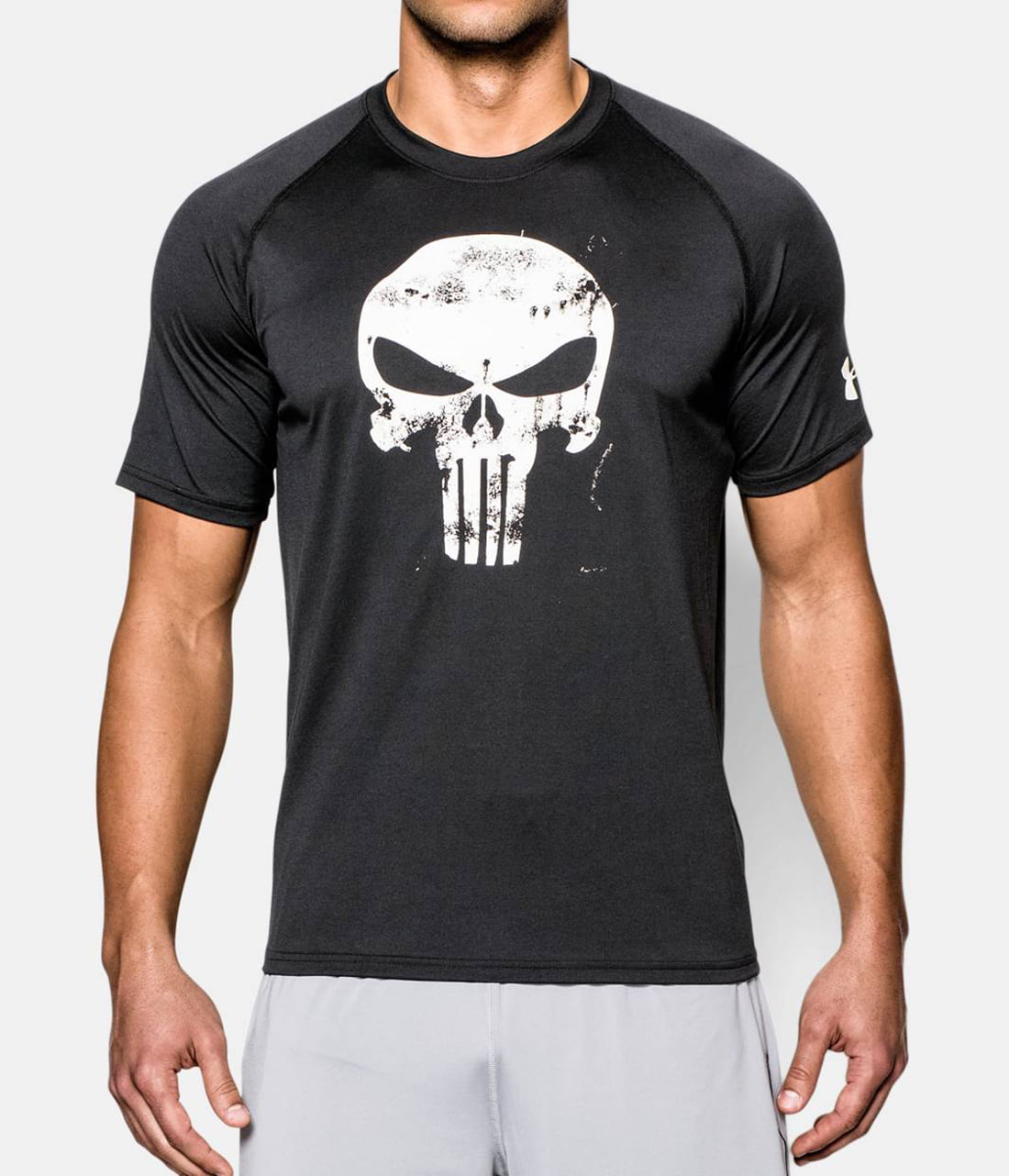 nativo ideología Conquista Men's Under Armour Alter Ego Punisher T-Shirt Black Medium - Walmart.com