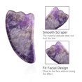 thumbnail image 4 of Scenic Beauty 1-Stage Natural Facial Roller Stone Massage Tool for SPA, Acupuncture, Purple, 4 of 7