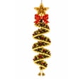 thumbnail image 2 of Hometravel Christmas Spiral Hanging LED Light Decor, Pre-lit Holiday Hanging Ornament, Assorted Designs with Bear/Bow Bell/Star Tree, Lighted Decoration for Porch, Doorway & Outdoor Christmas Decor, 2 of 6