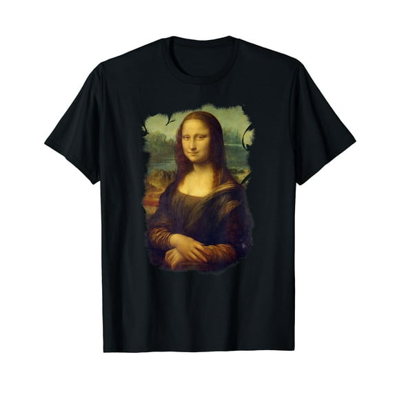 Mona Lisa Famous Art Stylish Design T-Shirt