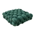 thumbnail image 3 of Cojín de nudo para suelo, regalo para sofá, hogar, sofá, hecho a mano, dormitorio, suave, decorativo Verde, 3 of 9