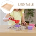 thumbnail image 3 of MOVTOTOP 1Set Portable Sand Box Children Toys for Creativity Stimulation Square 11.8x11.8x2.4in, 3 of 8