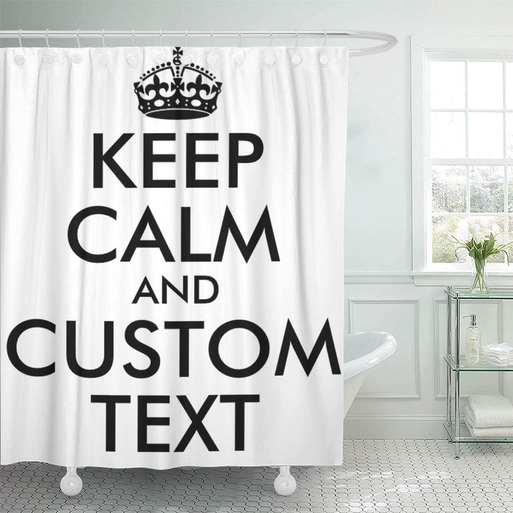 SUTTOM Funny Keep Calm and Personalize Text Meme Personalizable Custom