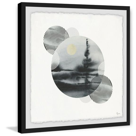 Smoky Haze Framed Painting Print