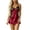 01-Wine, variant on Atogsazn Women's V Neck Lace Pajama Dress Casual Spaghetti Satin Nightgown Lingerie Sleep Dresses Sleepwear Black Free Size Fashion