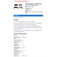 thumbnail image 2 of Front Brake Pad Set - Compatible with 1980 - 1984 Pontiac Phoenix 1981 1982 1983, 2 of 2