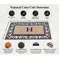thumbnail image 6 of A1HC First Impression Classic Paisley Border Bronze 18 in. x 30 in. Rubber and Coir Monogrammed H Door Mat, 6 of 6