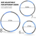 thumbnail image 6 of Exercise Hoops for Adults, Adjustable Fitness Weighted Hoop, Detachable Section Soft Fitness Hoop for Weight Loss, Fat Burning, Home Gym Core Workout, 6 of 7