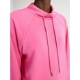 thumbnail image 3 of Scoop Women's and Women’s Plus Ultimate ScubaKnit Funnel Neck Sweatshirt, Sizes XS-4X, 3 of 5