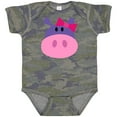 thumbnail image 3 of Inktastic Girl Hippo Girls Baby Bodysuit, 3 of 5