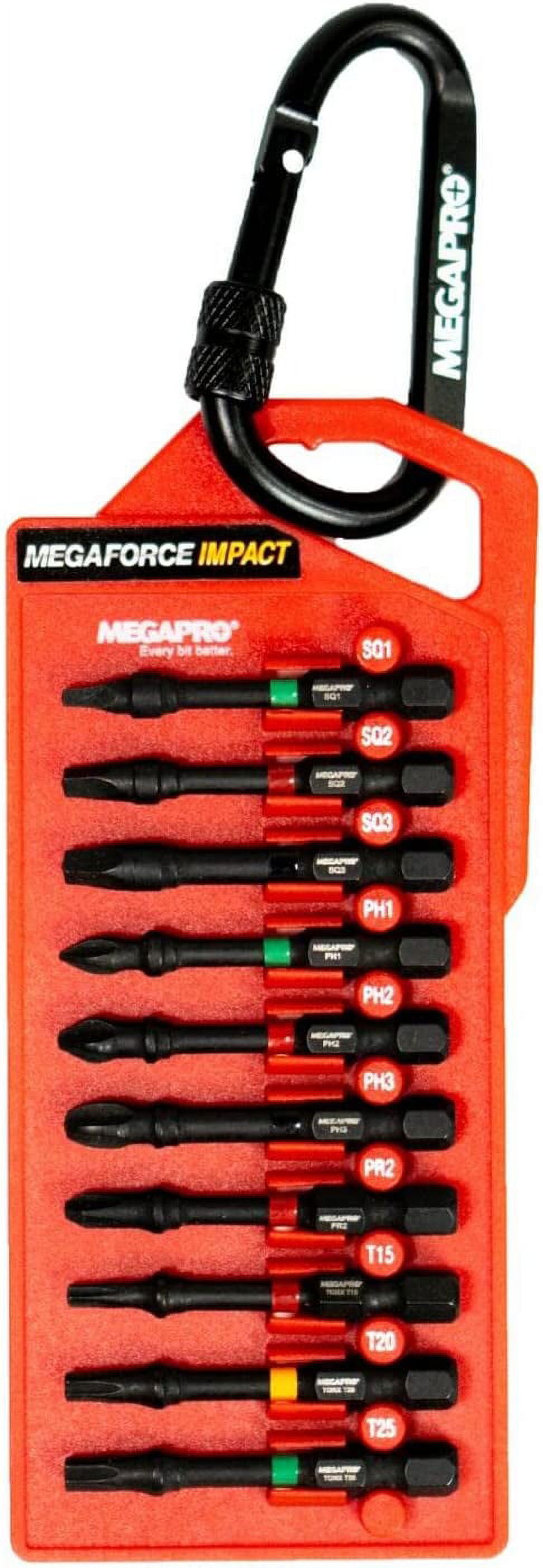 Megapro 9BP-1-10A 2 in. Impact Bits Assorted Bits