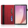 thumbnail image 2 of Tree of Life Embossed Case for Lenovo Tab m9 Stand, Card Slots, Stylus Loop Red, 2 of 5