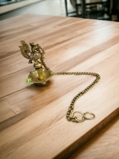 Ashopi Brass Hanging Bird Oil Lamp Decorative Statue in Antique Finish for Home Decoration