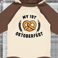 thumbnail image 4 of Inktastic My 1st Oktoberfest with Pretzel and Laurels Boys or Girls Long Sleeve Baby Bodysuit, 4 of 5