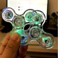 thumbnail image 4 of Luz Led luminosa Fidget Spinner mano Top Spinners brillan en la oscuridad luz Edc Figet Spiner dedo alivio del estrés juguetes, 4 of 5