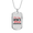 Military Chain (Gold), variant on To My Girlfriend This Guy Loves His Girlfriend TranspArent Dog Tag Necklace Stainless Steel 24" Chain Silver Tone or Gold Tone