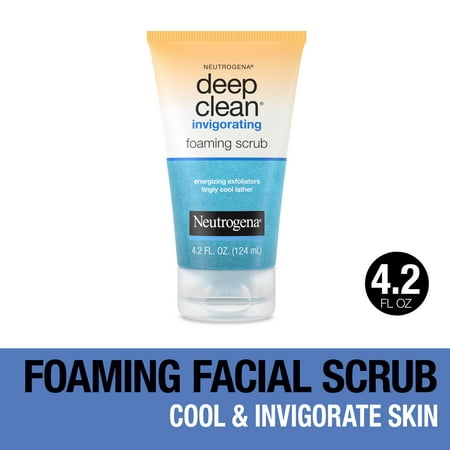 Neutrogena Deep Clean Invigorating Foaming Gel Face Scrub 4.2 fl. oz