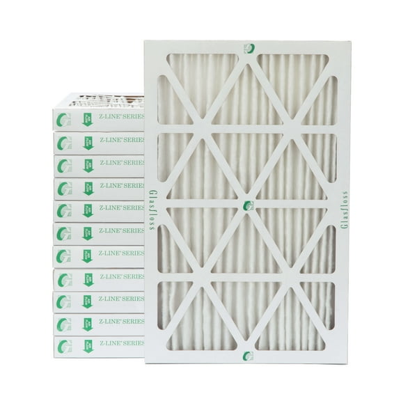 16x25x2 MERV 13 (MPR 2200) AC Furnace 2" Inch Air Filters by Glasfloss Industries. 12 PACK