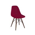 thumbnail image 1 of Trige Claret Mid Century Side Chair Walnut Base (Set of 5), 1 of 6