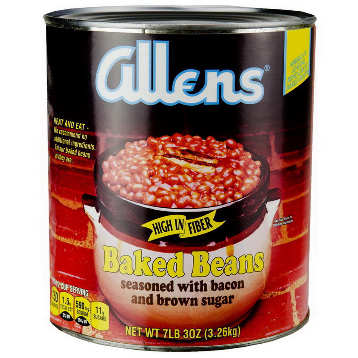 Baked Beans Seasoned Canned 6115 Ounce