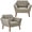 Light Grey, variant on Gracie Mills Rhode Island Lounge Chair