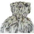 thumbnail image 1 of Ivory Rabbit Faux Fur Handmade Blanket, Ivory & Gray - 114 x 120 in., 1 of 1