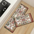 thumbnail image 3 of Persian Kitchen Rugs Set of 2 Cushioned Anti Fatigue Boho Kitchen Mats for Floor Memory Foam Kitchen Rug Non-Slip Waterproof Comfort Padded Rubber Standing Kitchen Mat, 3 of 6