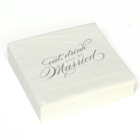 Way to Celebrate Marriage Cocktail Napkin, 1 Each (Best Nappies To Use At Night)