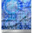 thumbnail image 3 of Soimoi Rayon Fabric Tie & Dye Panel Printed Fabric 1 Yard 56 Inch Wide, 3 of 3