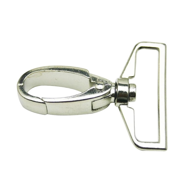 Metal Lobster Claw Clasp with Screw Bar D Detachable Snap Hook